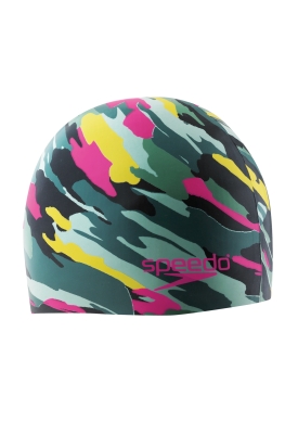 SPEEDO Hydrotribe Silicone Cap (Military Green (302))